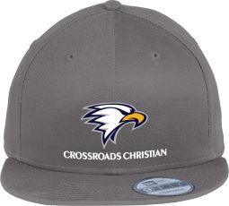 New Era - Flat Bill Snapback Cap, Charcoal
